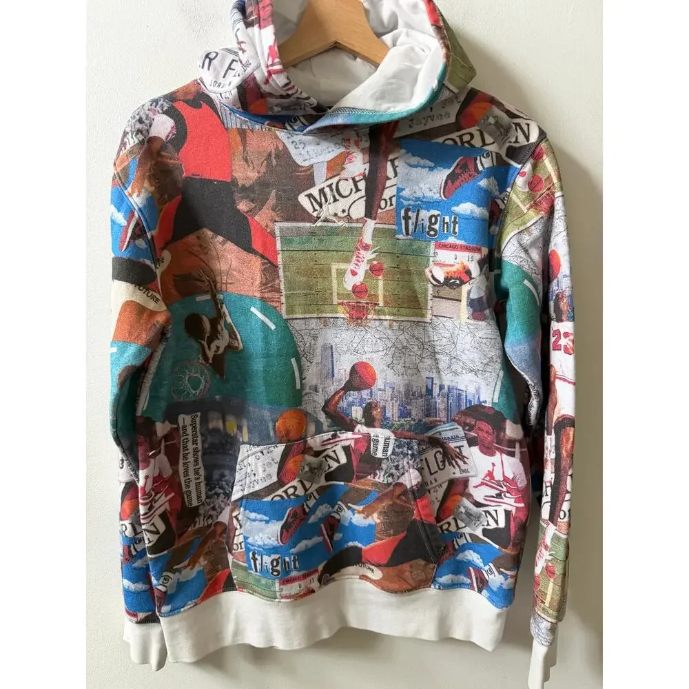 Nike Jordan all-over Michael Jordan print graphic sweatshirt youth XL